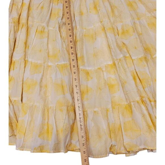 MERLETTE Soliman Embroidered Cotton Long Sleeve Babydoll Dress Size M - Picture 9 of 9